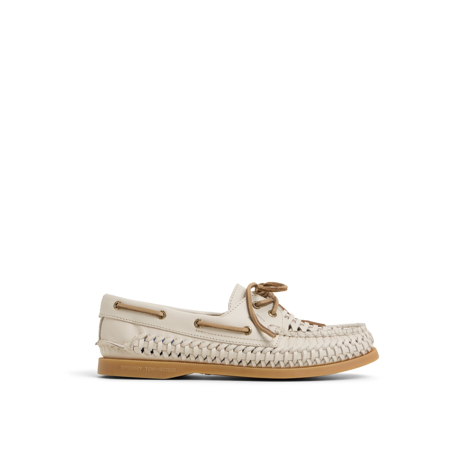 Authentic Original™ 2 Eye Woven Boat Shoe Ivory