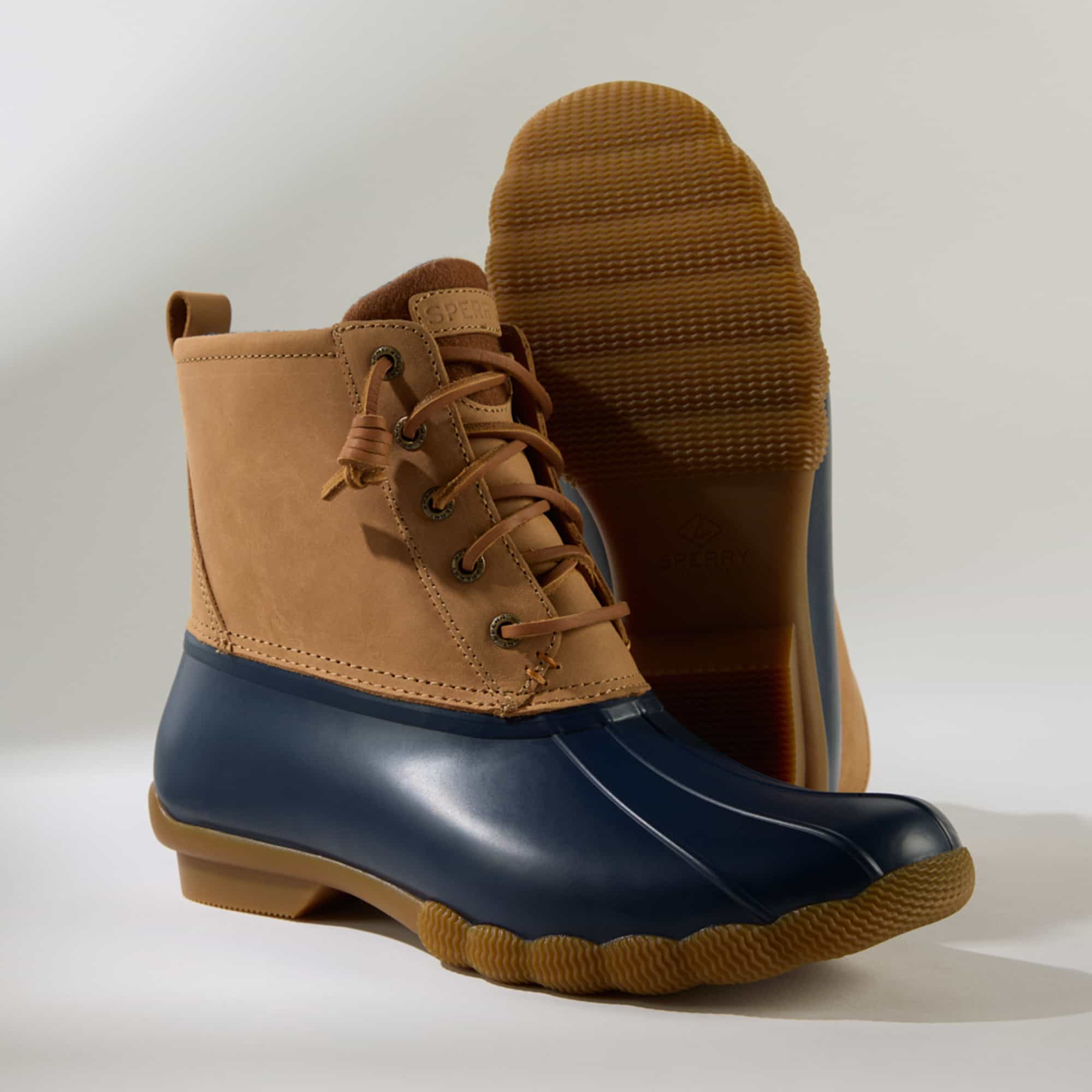 Saltwater™™ Duck Lug Boot Navy - Image 2