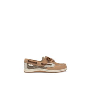 Songfish Boat Shoe Linen Multi